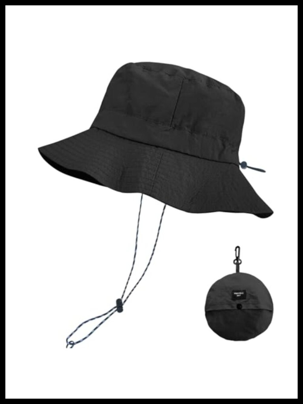Packable Sun Bucket Hat UV Protection Foldable Outdoor Fishing Hiking Cap